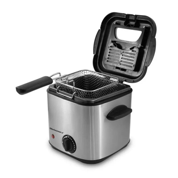 1.5 Quart Deep Air Fryer Stainless Steel