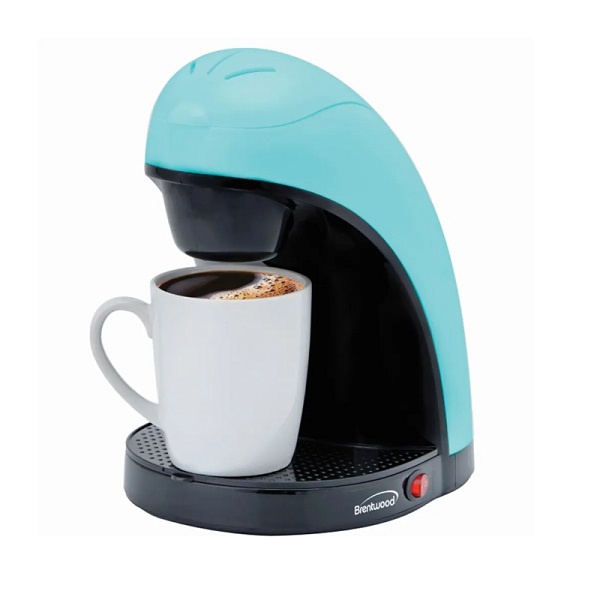 Brentwood Appliances TS-112BL Single-Serve Coffee Maker with Mug