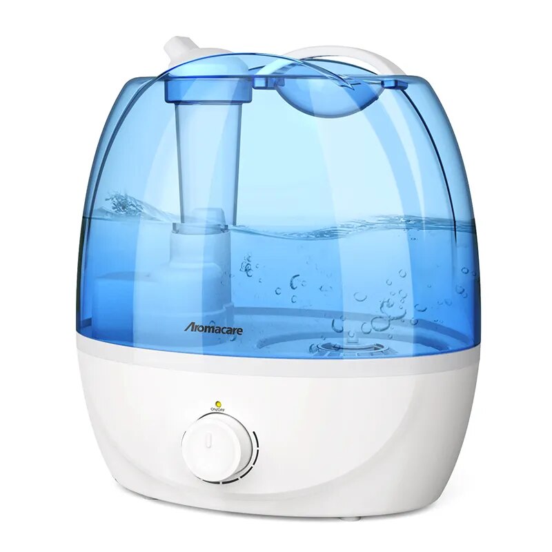 Aromacare Cool Mist Air Humidifier 2.6L Quiet Ultrasonic Humidifiers for Bedroom & Large room-Adjustable-360° Rotation-BPA FREE