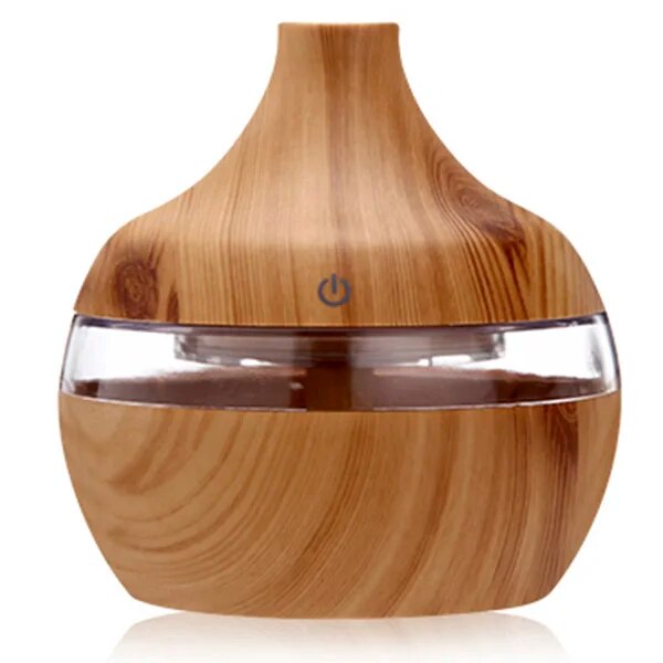 Humidifier Electric Air Aroma Diffuser Wood Ultrasonic 130ML Air Humidifier Essential Oil Aromatherapy Cool Mist Maker For Home