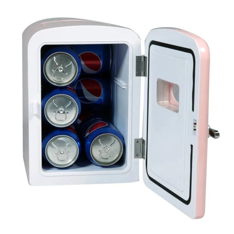Portable Retro Extra Large 9-Can Capacity Mini Refrigerator
